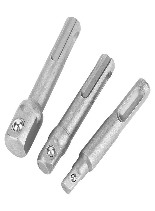H9 Chrome Vanadium Steel Sds Plus Drill Socket Converter Adaptor Bit To Nut Runner 1/4" 3/8" 1/2" For Hammer Drill Bit Adapter Nut Impact Driver - Image 4